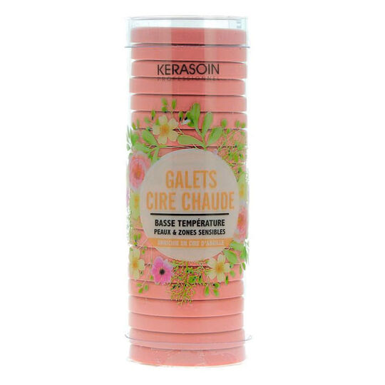 Cire sans bande en galets Cire Rose,  Cire sans bande en galets Cire Rose