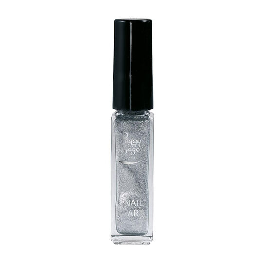 Vernis Nail Art argent métallisé