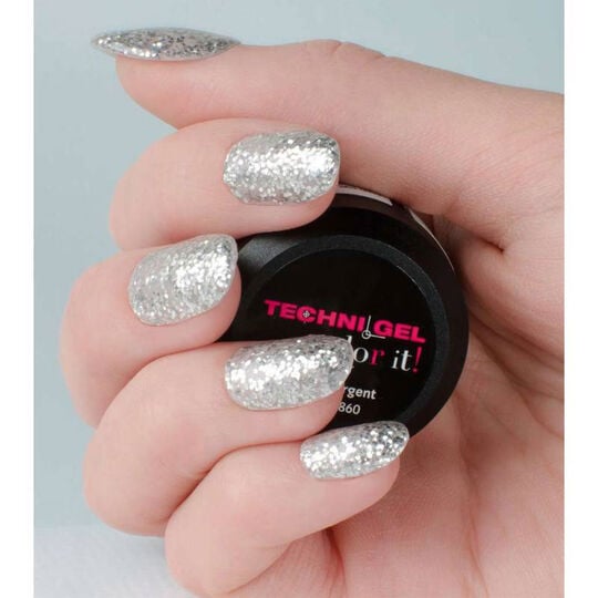 Gel UV Color it ! pailleté argent