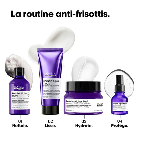 S&eacute;rum lisse miroir Keratin Alpha Sleek