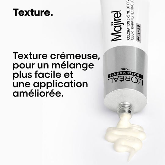 Coloration cr&egrave;me de beaut&eacute; Majirel 6.45 blond fonc&eacute; cuivr&eacute; acajou
