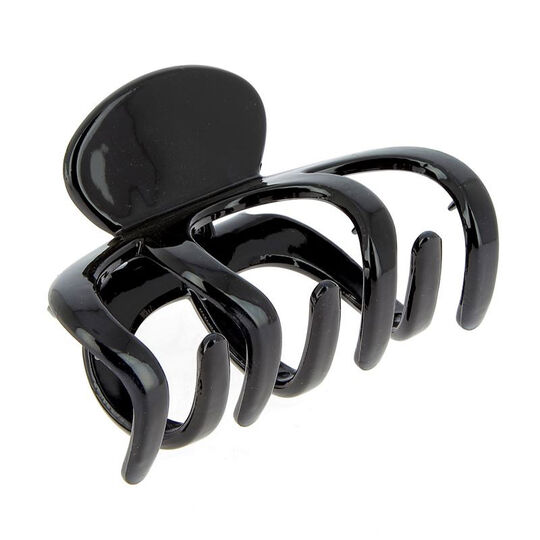 Pince croco plastique large noire