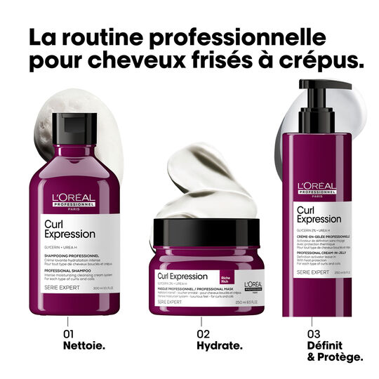 Cr&egrave;me en gel&eacute;e Curl Expression - D&eacute;finition des boucles