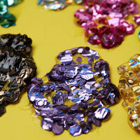 Gel holographique à grosses paillettes Moon Glitter violet,  Gel holographique à grosses paillettes Moon Glitter violet