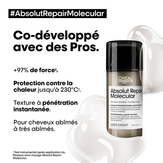 Masque sans rinçage Absolut Repair Molecular 100 ml,  Masque sans rinçage Absolut Repair Molecular 100 ml