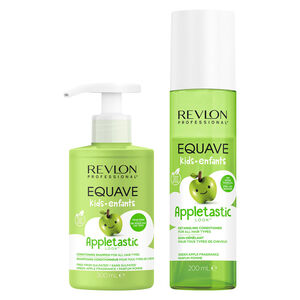 Duo shampooing & d&eacute;m&ecirc;lant enfant Equave Kids applestastic