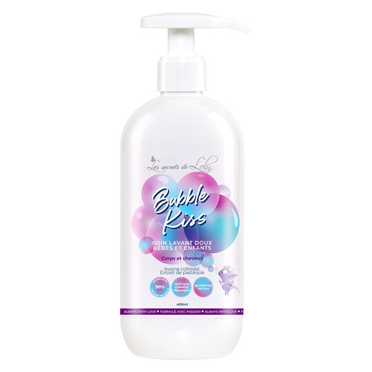Gel lavant corps et cheveux enfant Bubble Kiss