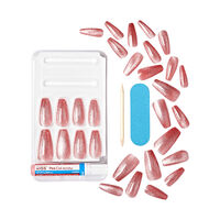 Faux ongles Gel Fantasy Long magnetic velvety effect west coat,  Faux ongles Gel Fantasy Long magnetic velvety effect west coat