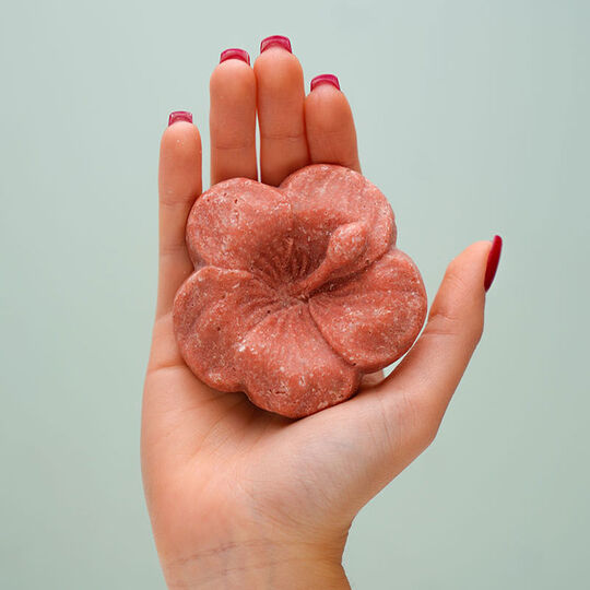 Shampooing solide cheveux texturés à l'hibiscus
