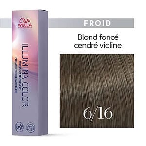 Illumina color 6/16 blond fonc&eacute; cendr&eacute; violet