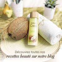 Huile de coco non parfum&eacute;e