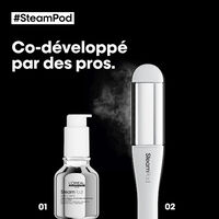 Pack lisseur boucleur SteamPod 4 et soin lissant
