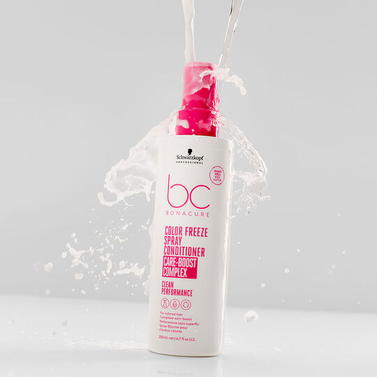 Spray baume cheveux colorés BC Color Freeze 400 ml