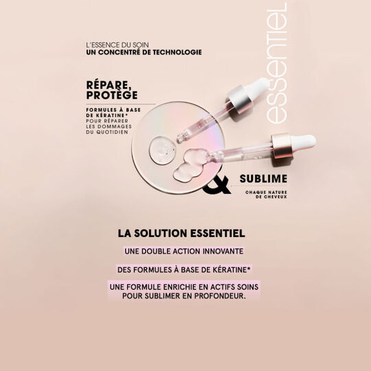Shampooing r&eacute;parateur Essentiel Keratin