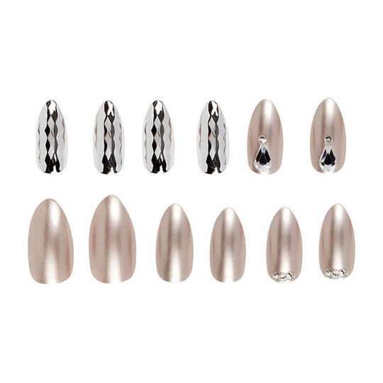 Faux ongles Nail Addict champagne ice