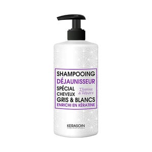 Shampooing d&eacute;jaunisseur pour cheveux gris et blancs 1000ml