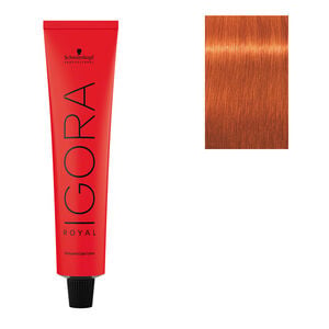 Coloration permanente Igora Royal 8-77 blond clair cuivr&eacute; extra