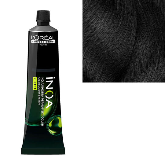 Coloration sans ammoniaque Inoa 3 ch&acirc;tain fonc&eacute; fondamentale