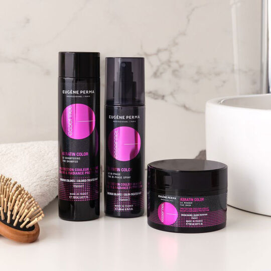Masque pour cheveux color&eacute;s Essentiel Keratin Color