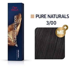 Coloration permanente Koleston Perfect Me+ 3/00 ch&acirc;tain fonc&eacute; naturel chaud