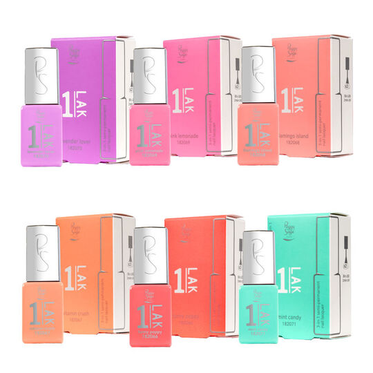 1-LAK vernis semi-permanent 3 en 1 elegant wine