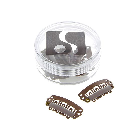 Clips She X10 marron