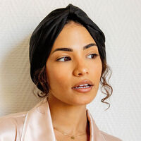 Turban en satin,  Turban en satin