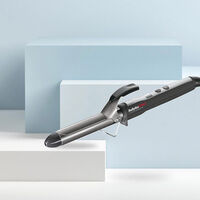 Fer à boucler titanium tourmaline programmable et digital 25mm,  Fer à boucler titanium tourmaline programmable et digital 25mm