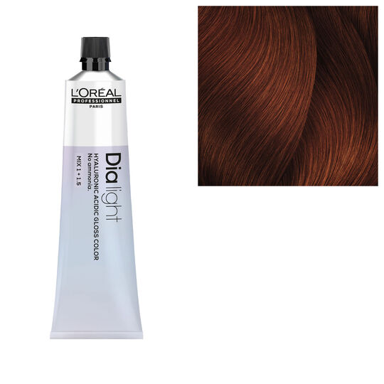 Coloration ton sur ton Dia light Hyaluronic 6.46 blond fonc&eacute; cuivr&eacute; rouge