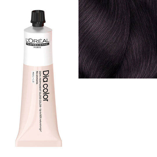 Coloration ton sur ton Dia Color 4.20 ch&acirc;tain violine intense