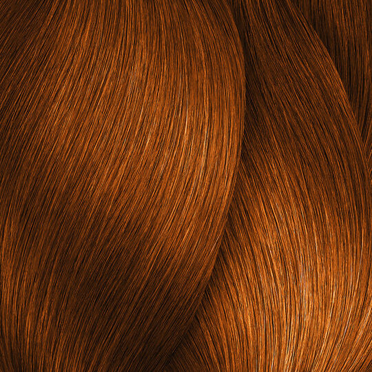 Coloration cr&egrave;me de beaut&eacute; Majirel 6.45 blond fonc&eacute; cuivr&eacute; acajou