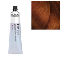 Coloration ton sur ton Dia light Hyaluronic 7.40 blond cuivr&eacute; intense