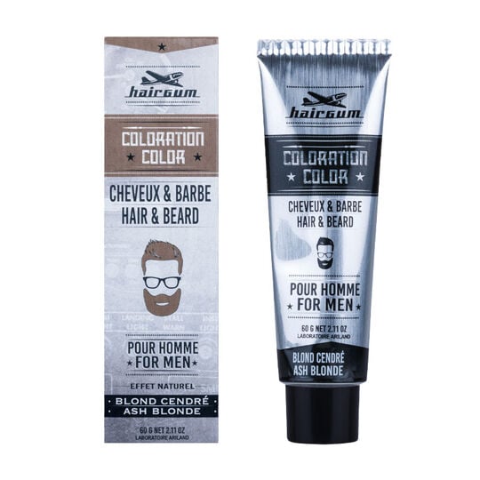 Coloration pour homme cheveux & barbe 6.1 blond cendr&eacute;