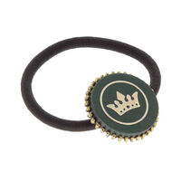 Elastique couronn&eacute; Kaki