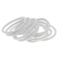 &Eacute;lastiques sans m&eacute;tal blanc