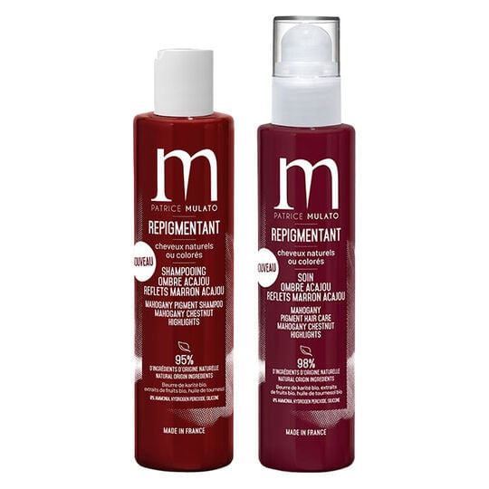 Rituel repigmentant shampooing + soin ombre acajou