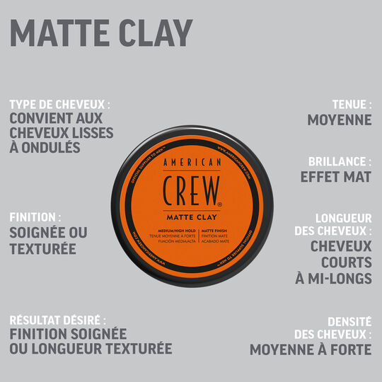 Cire coiffante Matte Clay