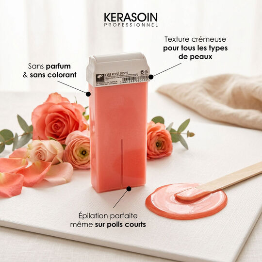 Cartouche de cire &agrave; &eacute;piler rose