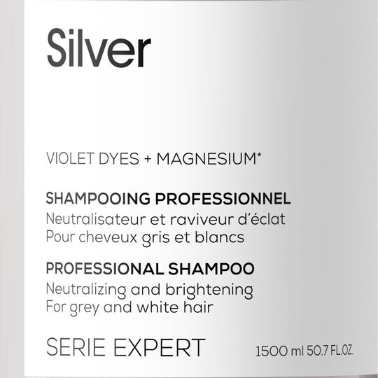 Shampooing déjaunissant Silver 1500 ml