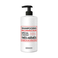 Shampooing reconstructeur à la kératine pour cheveux très abîmés 1000ml