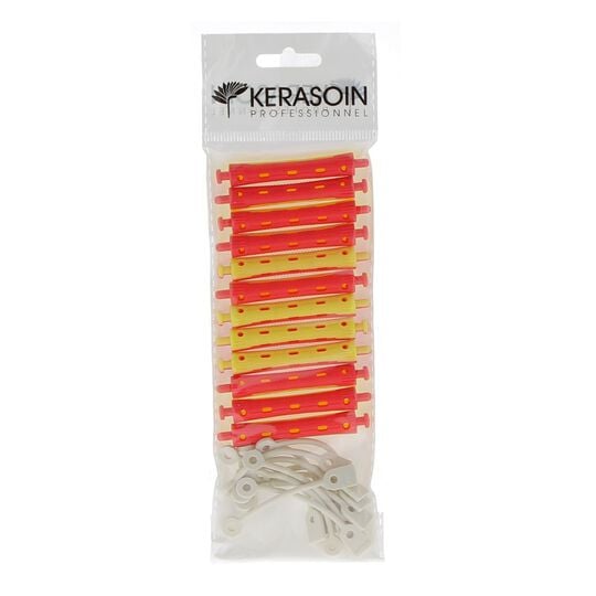 Lot de 12 bigoudis permanente courts 9mm