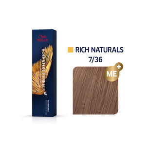 Coloration permanente Koleston Perfect Me+ 7/36 blond dor&eacute; violet