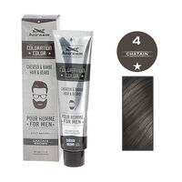 Coloration pour homme cheveux & barbe 4 ch&acirc;tain