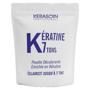 Poudre d&eacute;colorante bleue enrichie en k&eacute;ratine 7 tons