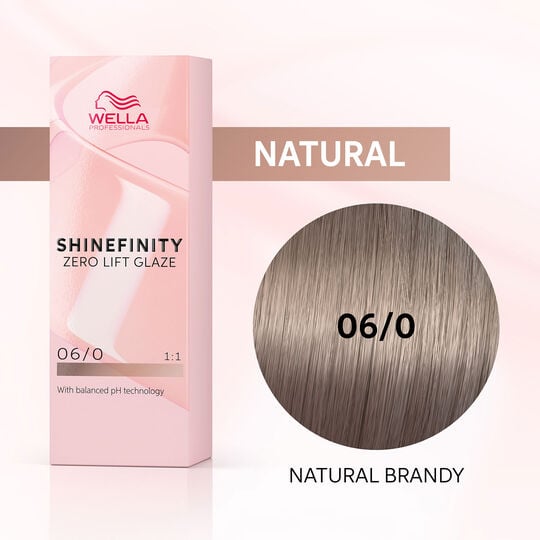 Coloration gloss Shinefinity 06/0 natural brandy