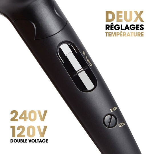 Coffret d'Exception sèche cheveux Flight+ et son vanity