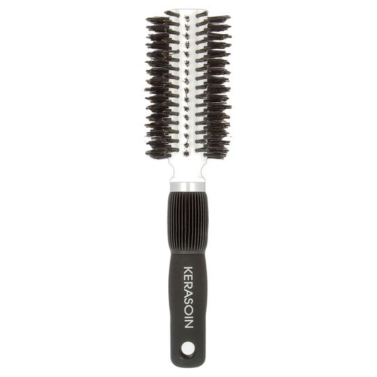 Brosse c&eacute;ramique ronde sanglier professionnelle 25mm
