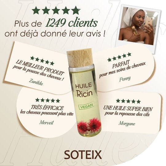 Huile de ricin 100ml