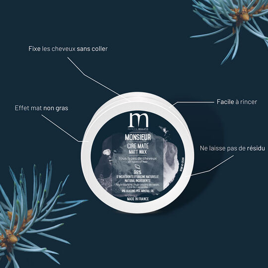 Cire mate Monsieur,  Cire mate Monsieur