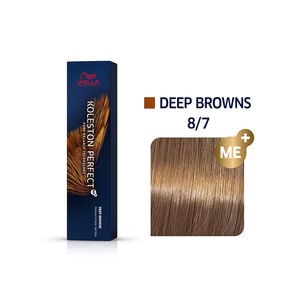 Coloration permanente Koleston Perfect Me+ 8/7 blond clair marron